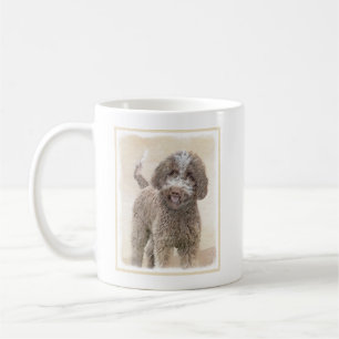 Lagotto Romagnolo Malerei - Niedliches Original Hu Kaffeetasse