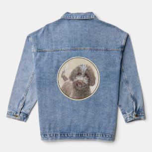 Lagotto Romagnolo Malerei - Süße originelle Hundek Jeansjacke