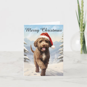 Lagotto Romagnolo Weihnachten Karte