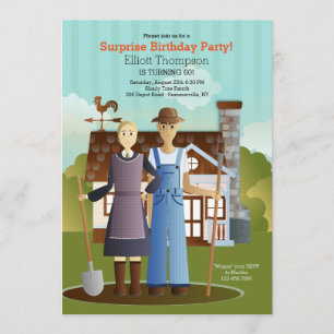 L'agriculteur et son invitation d'épouse