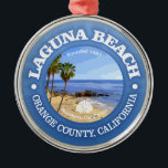 Laguna Beach (C) Ornament Aus Metall<br><div class="desc">Laguna Beach,  Orange Landkreis,  Kalifornien.</div>