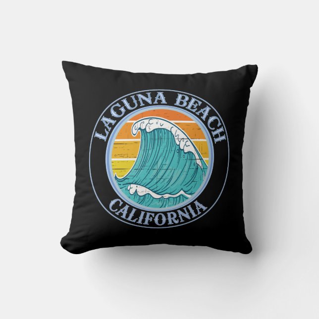 Laguna Beach California Kissen (Vorderseite)