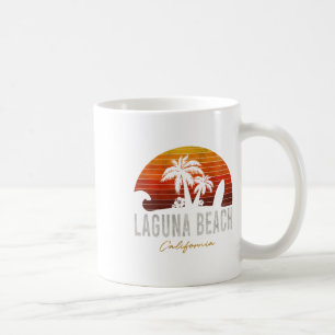 Laguna Beach California Palms Vacation Surf Sundow Kaffeetasse