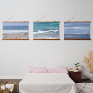Laguna Beach California Wandteppich Mit Holzrahmen