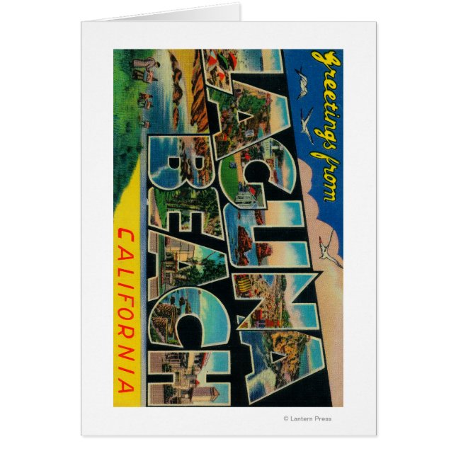 Laguna Beach, Californie - Scènes à grandes lettre (Devant)
