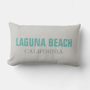 Laguna Beach Grau California Keuchkissen Lendenkissen