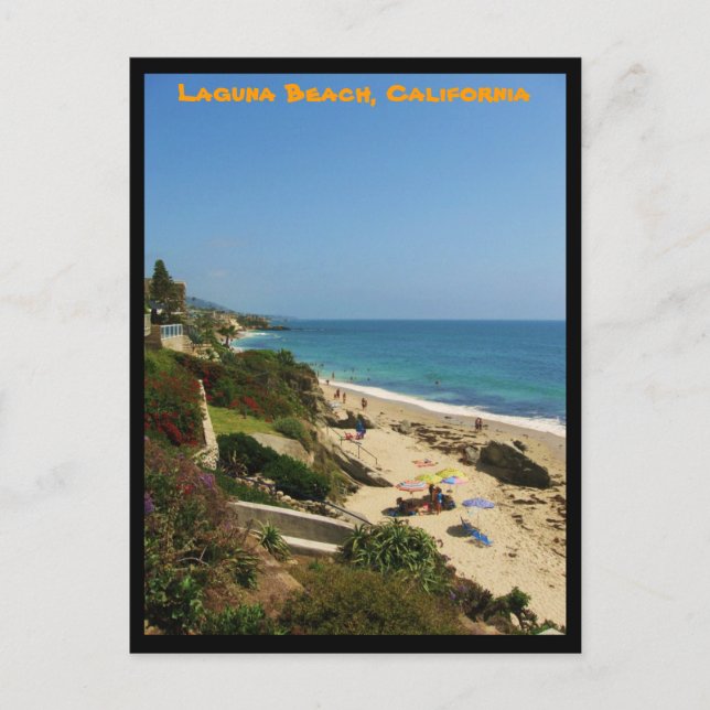 Laguna Beach, Kalifornien Postkarte (Vorderseite)