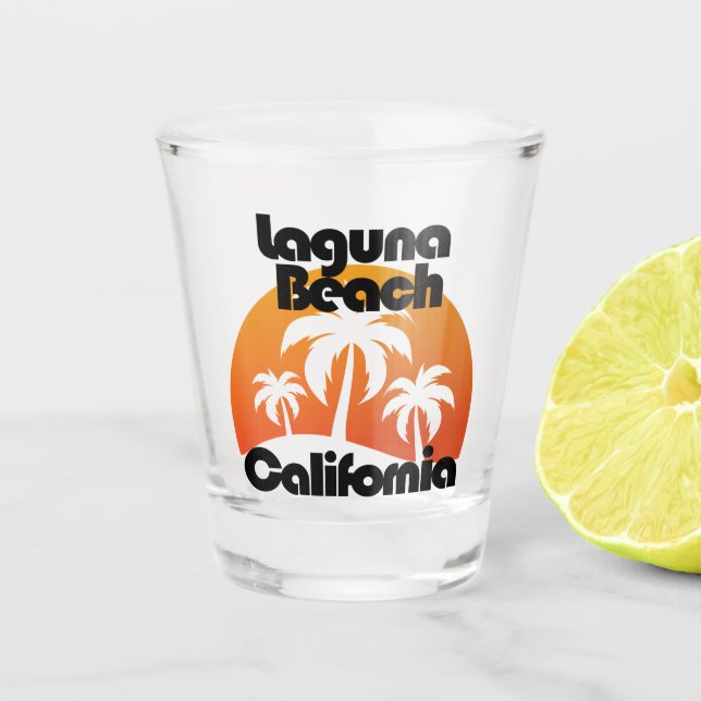 Laguna Beach, Kalifornien Schnapsglas (Vorderseite)