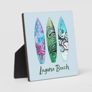 Laguna Beach Kalifornien Surfboards Fotoplatte