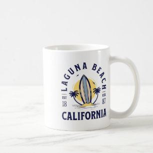 Laguna Beach Kalifornien Surfen Sommerurlaub Vinta Kaffeetasse