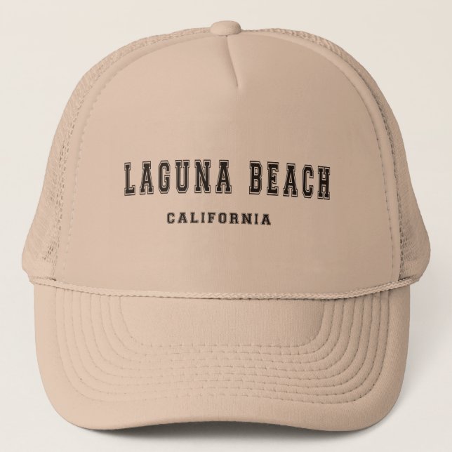 Laguna Beach Kalifornien Truckerkappe (Vorderseite)