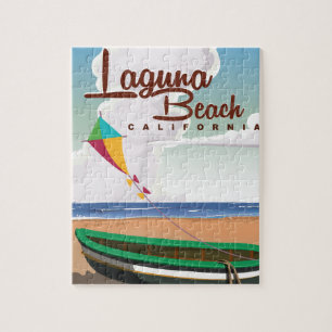 Laguna Beach Kalifornien Vintage-Reiseposter