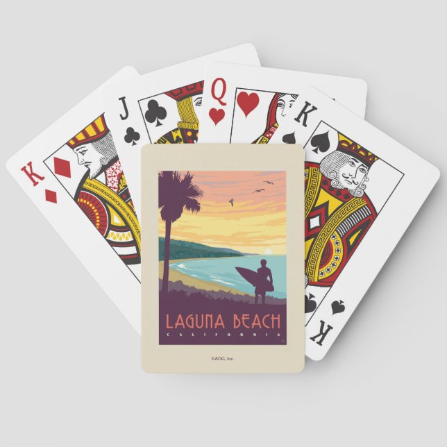 Laguna Beach | Laguna Beach Spielkarten (Rückseite)