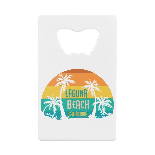 Laguna Beach Retro Geldbeutel Flaschenöffner (Vorderseite)