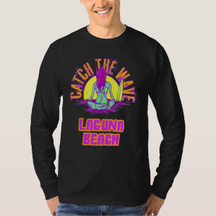 Laguna Beach Surfing Vaporwave Ästhetisches Beach T-Shirt