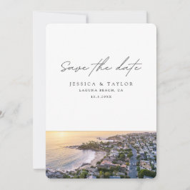 Laguna Beach Wedding Save the Date Einladung