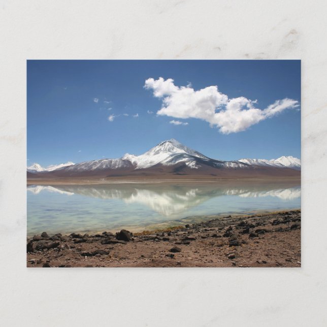 Laguna blanca (Bolivien) Postkarte (Vorderseite)