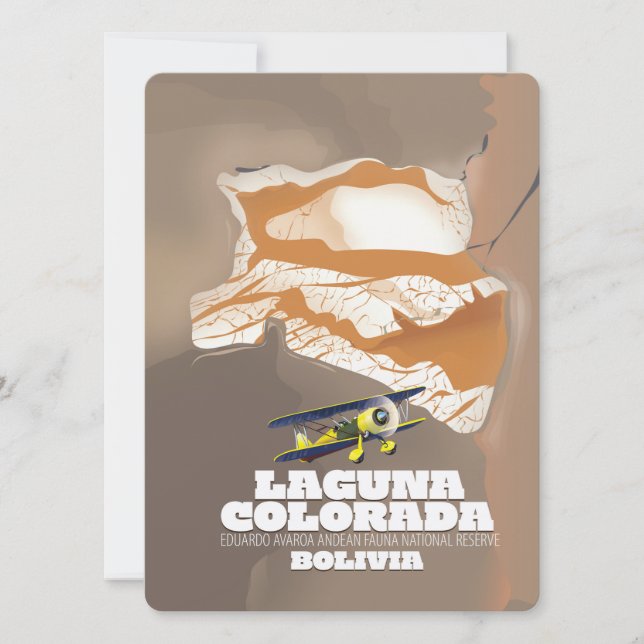Laguna Colorada Bolivien Seepromenade (Vorderseite)