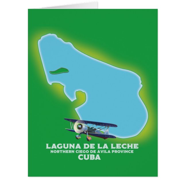 Laguna de la Leche Cuba Seeblick (Vorderseite)