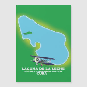 Laguna de la Leche Cuba Seeblick Magnetkarte