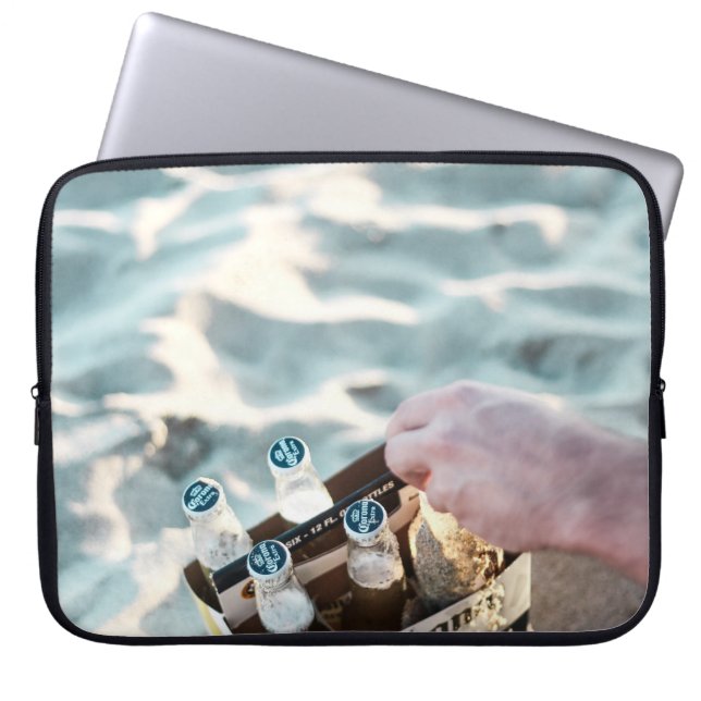 Laguna Strand Laptopschutzhülle (Vorderseite)