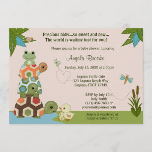Laguna Turtle Baby Shower Invasion LTC Einladung