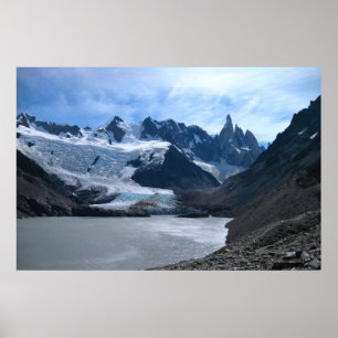 Laguna und Cerro Torre Poster