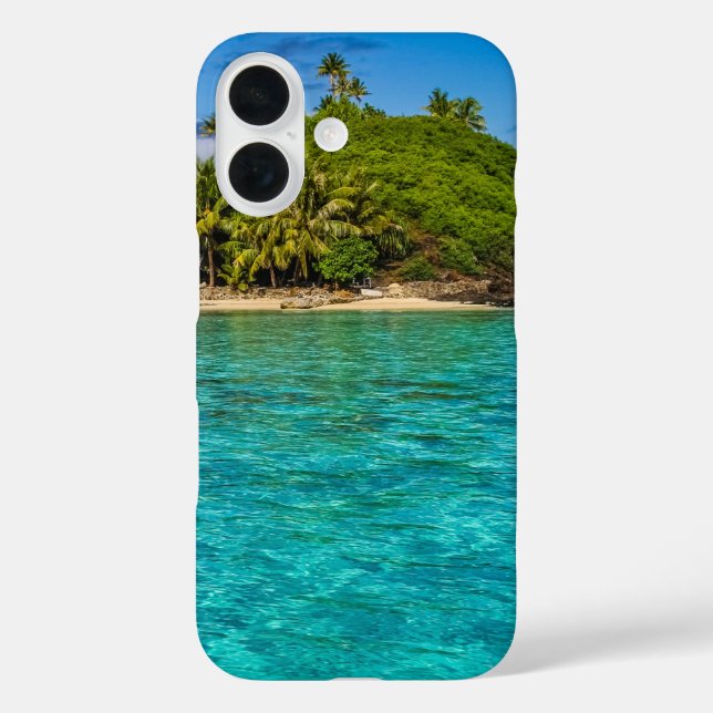 Lagune Bora iPhone 16 Hülle (Rückseite)