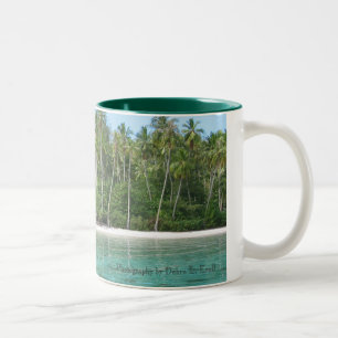 Lagune de Moana sur la tasse de Moorea