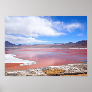 Lagune rouge, Laguna Colorada en affiche de la
