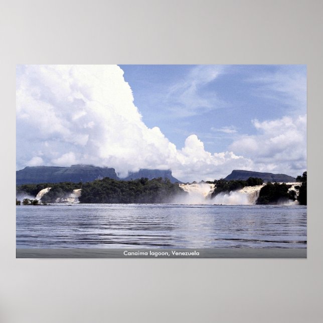 Lagune von Canaima, Venezuela Poster (Vorne)