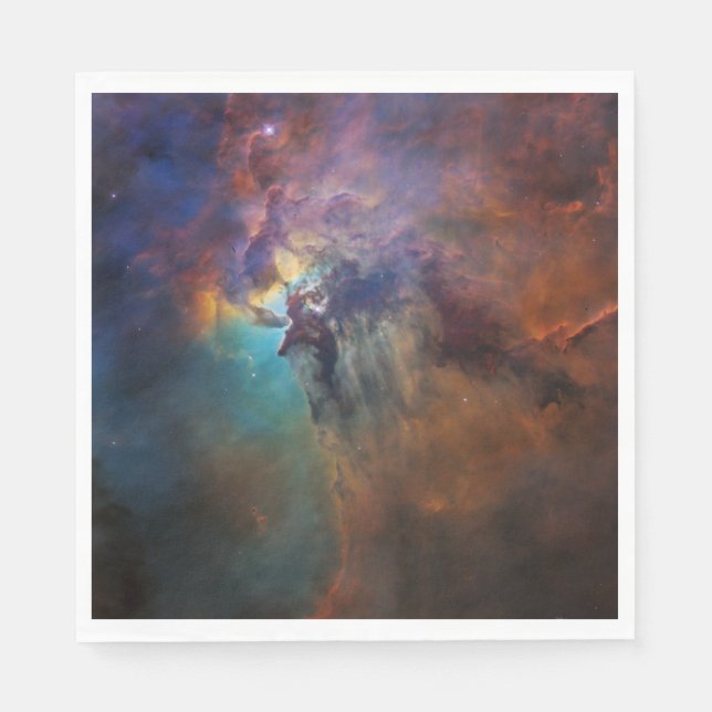 Lagunennebel (Astronomie-Raumbild) (Universum) Serviette (Vorderseite)