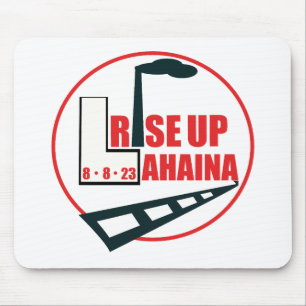 Lahaina Iconische Sehenswürdigkeiten aufziehen Mousepad