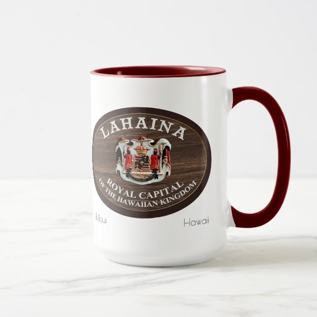 Lahaina - Königliche Hauptstadt des Hawaiianischen Tasse (Rechts)