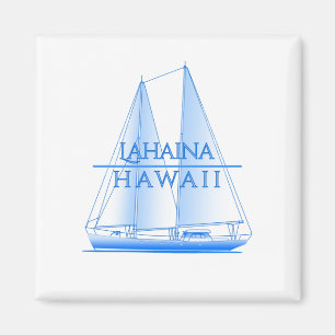 Lahaina Küste Nautical Segelschiff Magnet