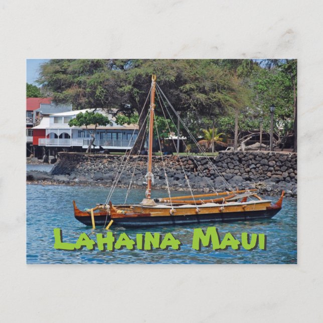 Lahaina Maui Postkarte (Vorderseite)