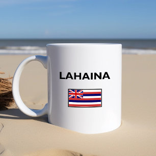 Lahaina USA Hawaiian Flag Light Color Kaffeetasse