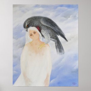 Lähmendes Gewicht des Gewichtsgewichts auf mir Poster