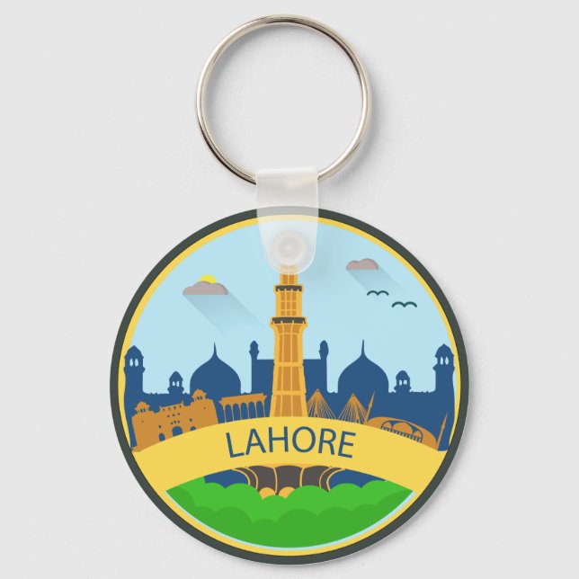 LAHORE MINAR-E-PAKISTAN SCHLÜSSELANHÄNGER (Vorderseite)