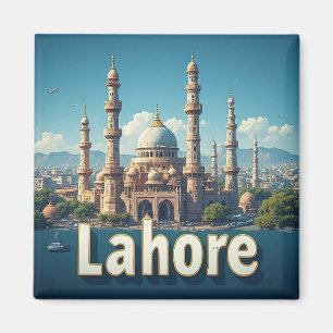 Lahore Pakistan-Erbstück für Reisende 🗺️ Magnet