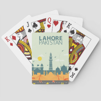 Lahore - Pakistan Spielkarten