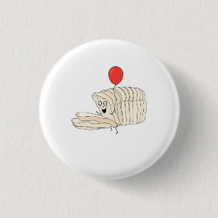 Laib Brot, geschnittenes Brot Thema Button