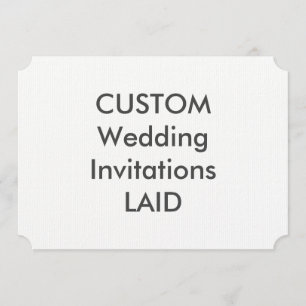 LAID 100lb 7"x 5" Ticket Form Hochzeitseinladungen Einladung