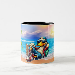 Laid Back Beaching Duck Tasse
