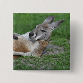 Laid-back Kangaroo Button