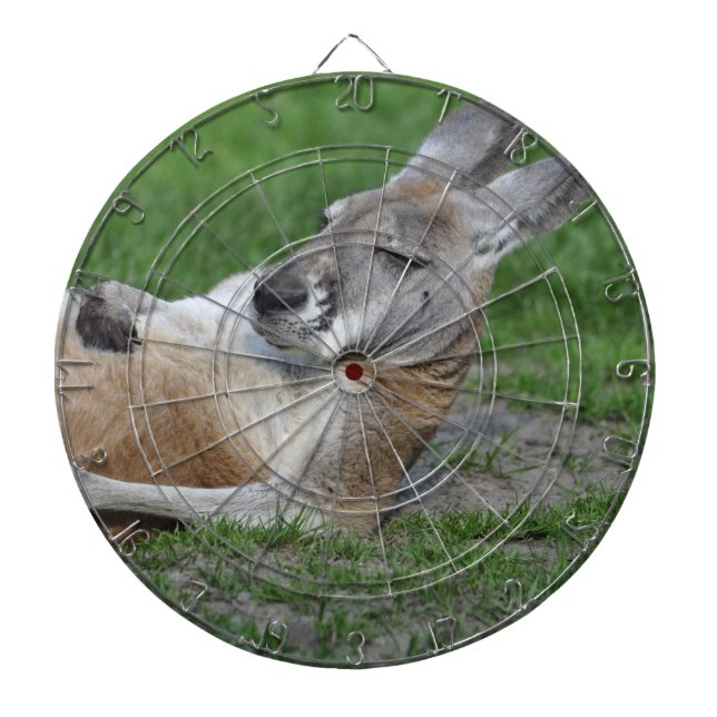 Laid-back Kangaroo Dartscheibe (vorne)