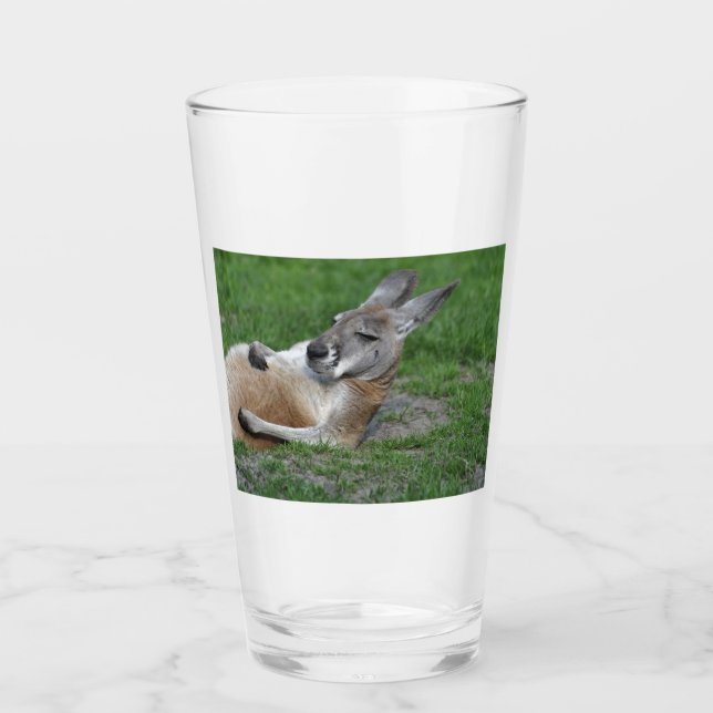 Laid-back Kangaroo Glas (Vorderseite)