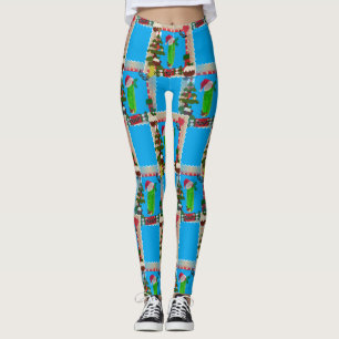laide cornichon de noël xmas leggings