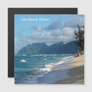Laie Beach Hawaii Card Magnetkarte