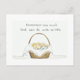 Laien und Fische auf Postkarte